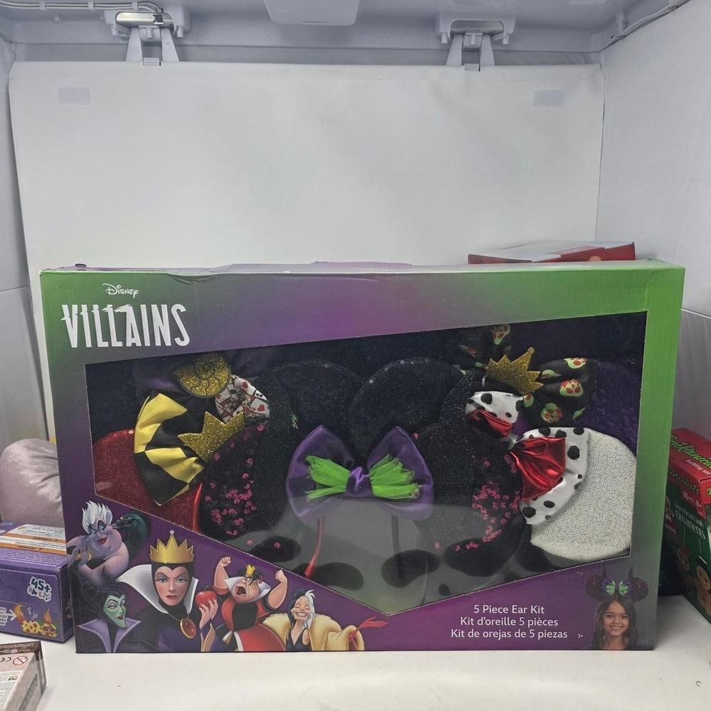 disney villains mickey ears 5pk
